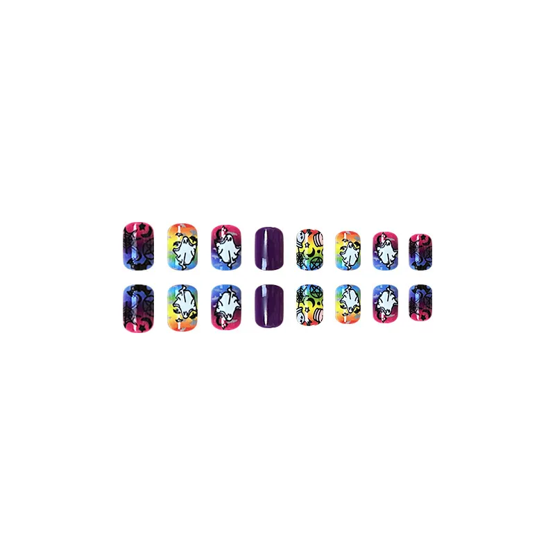 Churchf Churchf Color Gradual Ghost Bat Mysterious Festival Atmosphere Wear A Jia Piece Finished Mixed Batch