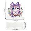 Acrylic Owl DIY Diamond Painting Napkin Rack Decor for Home Office Decor