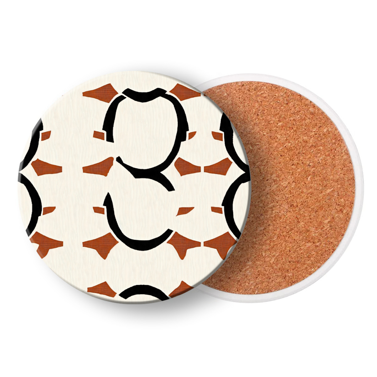 Circular Ceramic coasters (combination set)