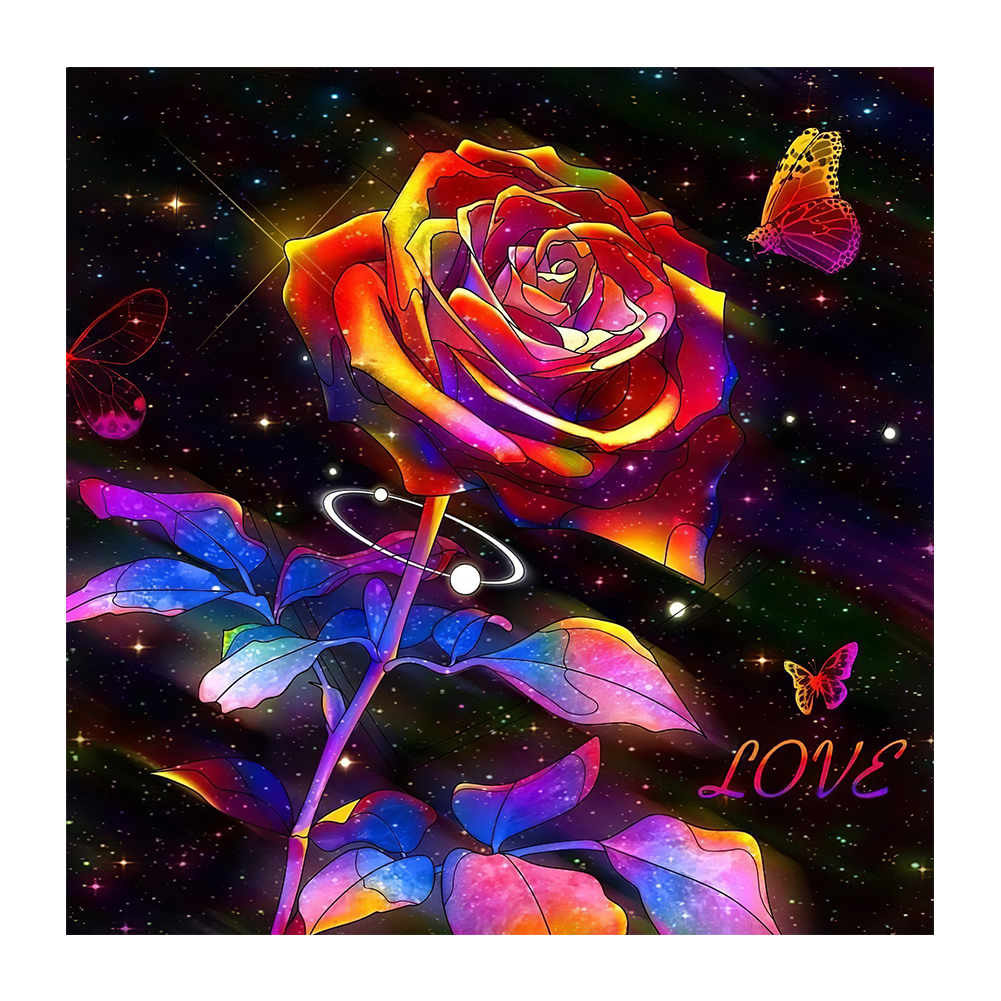

Rose - Round Drill Diamond Painting - 30*30CM, 501 Original
