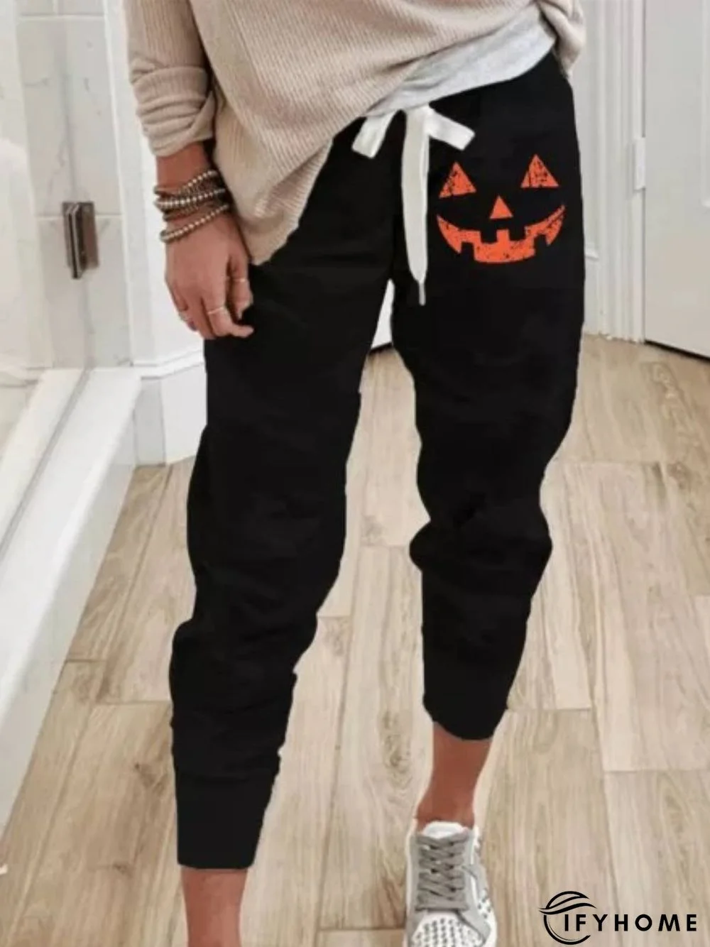 Halloween Casual Fit Cotton Joggers | IFYHOME