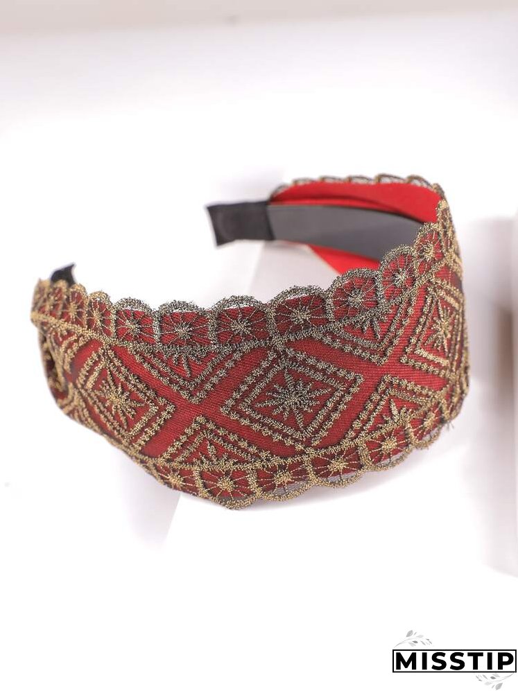 Wide Lace Decor Headband
