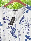 Women's Shift Dress Short Maxi Dress Short Sleeve Floral Print Summer Fall V Neck Casual Geometric Printed Dress