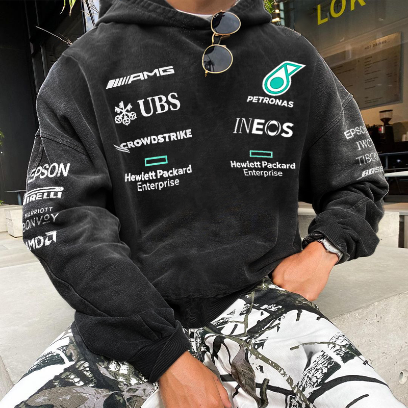 Mercedes AMG Petronas F1 Team Street Racing Hoodie、、URBENIE