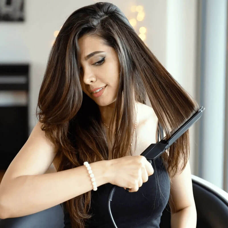 Unique Gift New Ceramic Tourmaline Ionic Flat Iron Hair Straightener