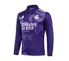 2024/2025 Real Madrid Royal Purple Special Edition Half-Pull Training Suit Football Shirt 1:1 Thai Quality Set