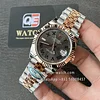 Rolex DateJust 41mm Rose gold Two Tone 'Wimbledon' on Jubilee Super clone