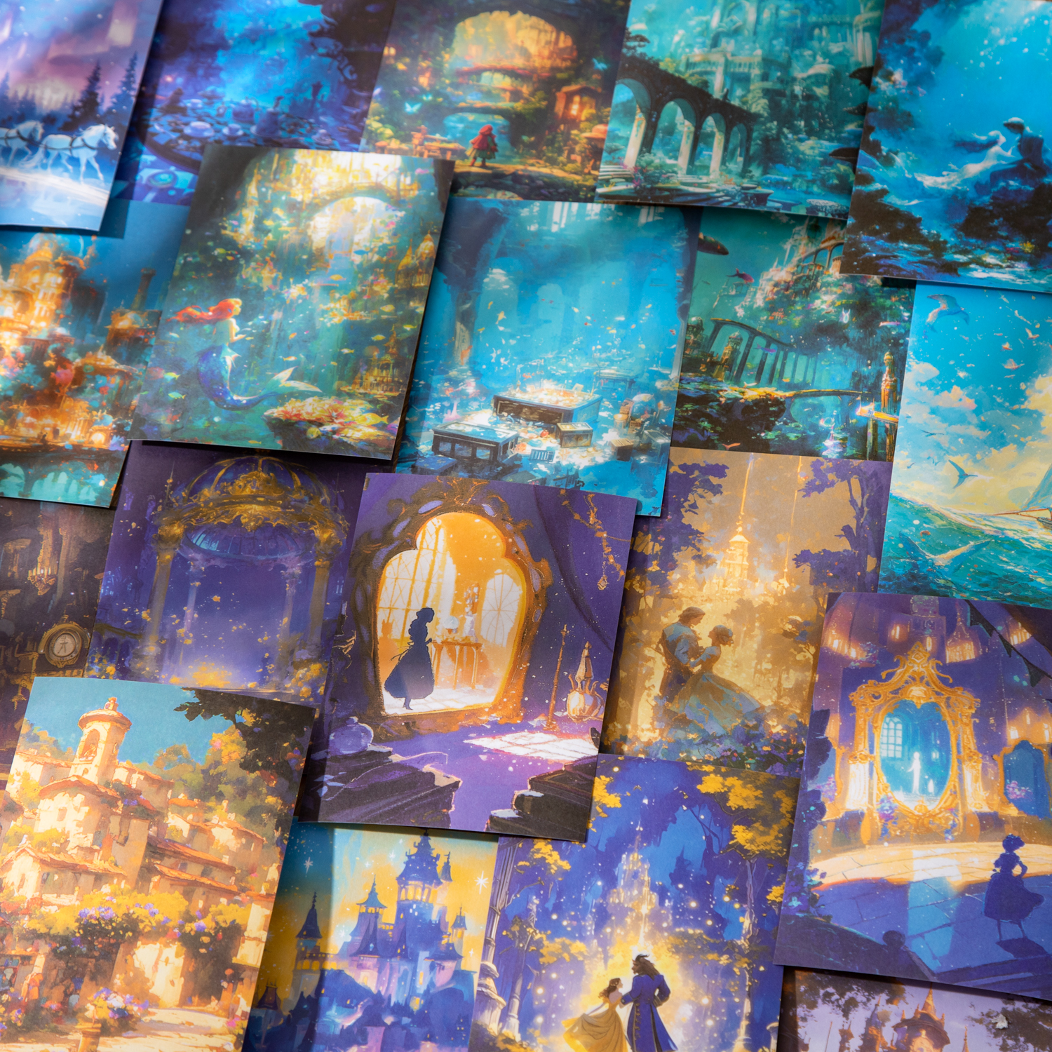 스티커 - 한여름 밤의 꿈 시리즈 빈티지 동화 성