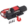 AMK 1/10 Plastic Mini Electric Winch with Control Switch for RC Crawler TRX4 Axle SCX10 RC TF2 Tamiya CC01 Capo JIMNY