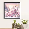 Diamond Painting-DIY Crystal Rhinestone Snowy Peacock