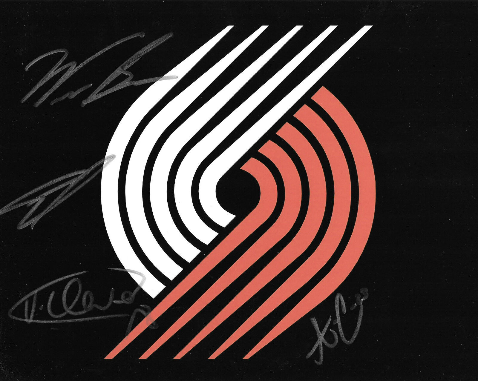 GFA Portland Trailblazers * 2013-2014 TEAM * Signed 8x10 Photo Poster painting COA