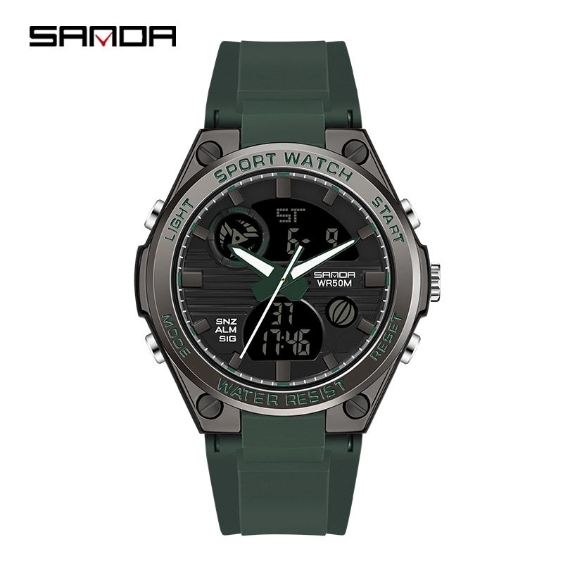 Modern Style Solid Color Electronic Men’s Watches