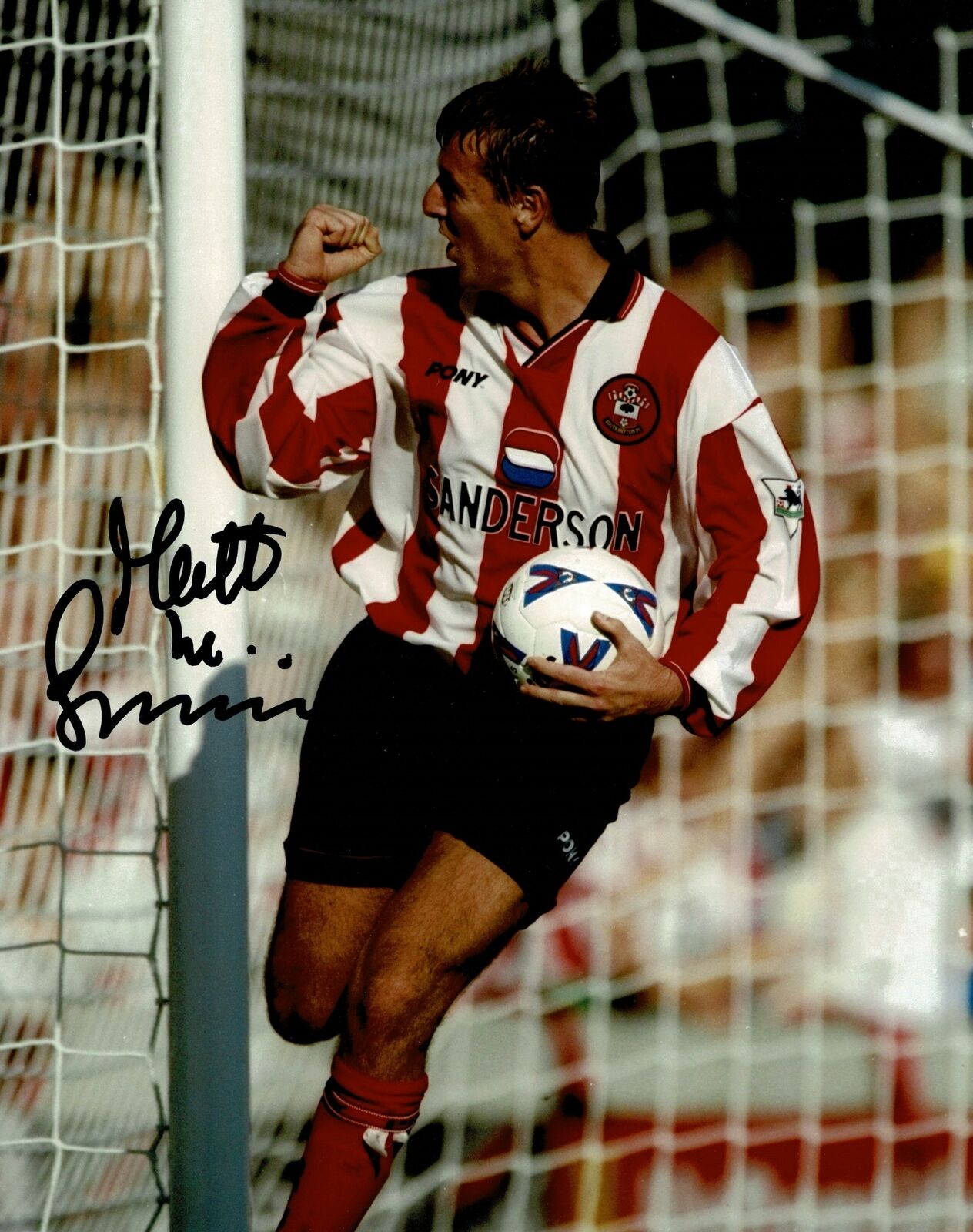 Matt Le Tissier Signed 10X8 Photo Poster painting Southampton F.C. GENUINE SIG GAFTAL COA (1224)