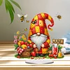 Diamond Painting Acrylic Single Sided June Gnome Ornaments Tabletop Home Office Decor