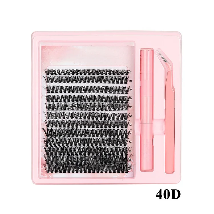 Pre-Cut DIY Lash Clusters C / D Curl 30D 40D 50D 80D &ndash; Individual Segment Lash Extensions