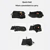 18L Lightweight Mountaineering Backpack with Reflective Strips & Chest Storage Bag Foldable Running Storage Knapsack Breathable Splash-Proof Hiking Nylon Pouch Hiking Work Travel Camping Backpacks