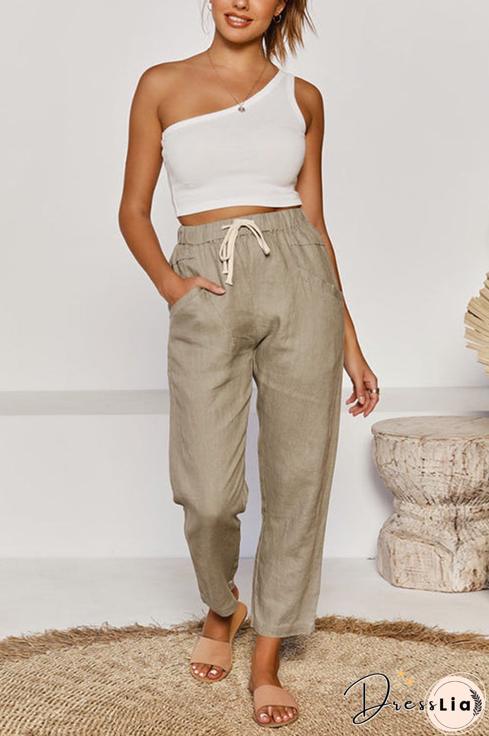 Relaxed Drawstring Pants