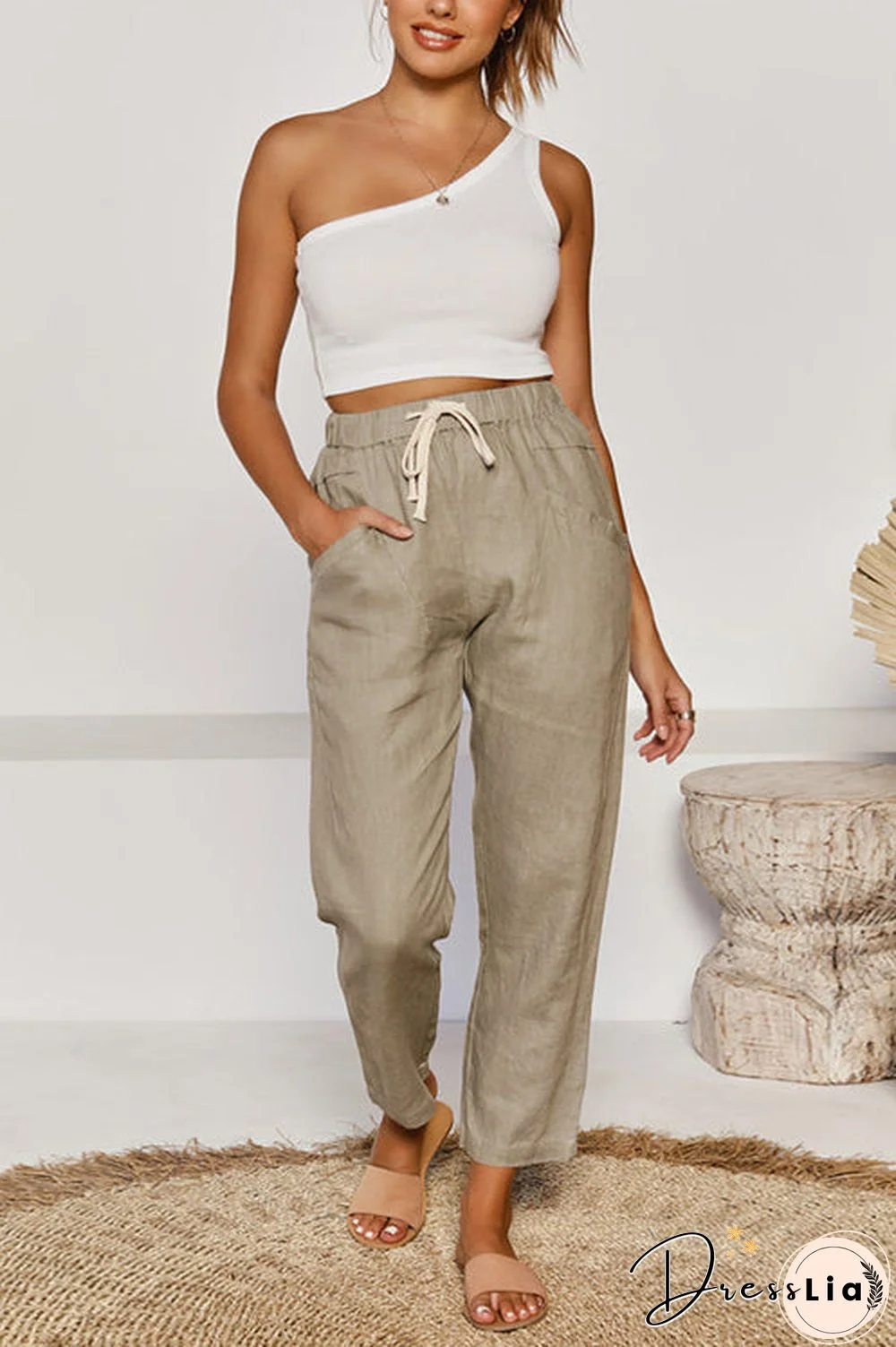 Relaxed Drawstring Pants