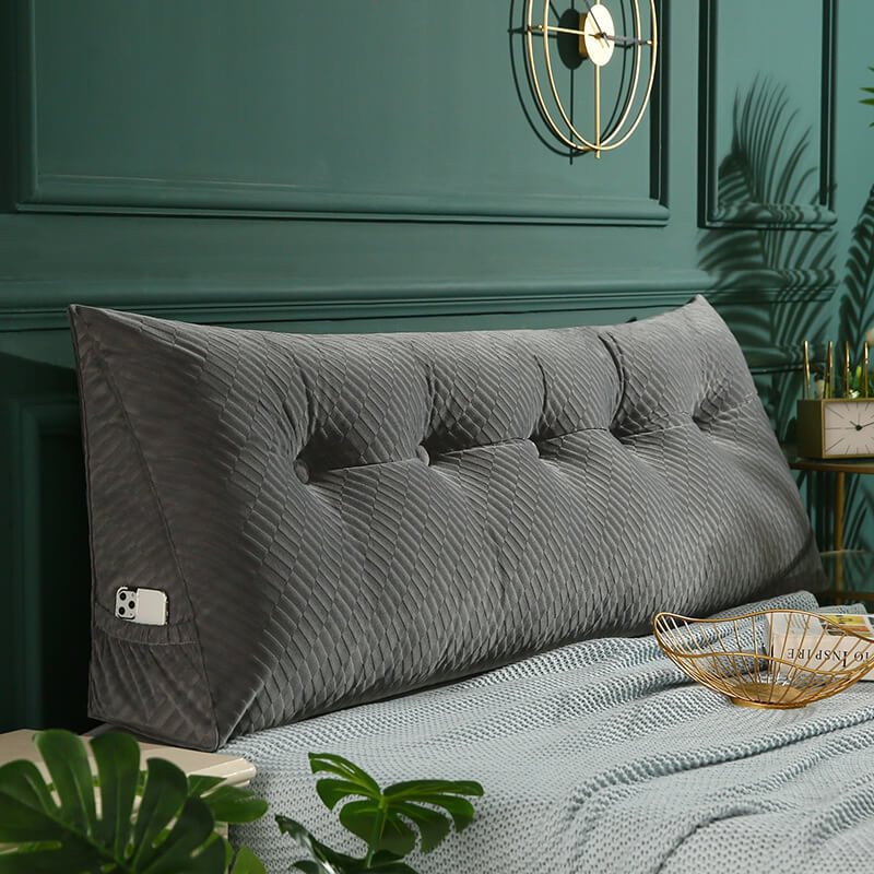 Large Headboard Bed Rest Reading Pillow Backrest Positioning Support Bolster Cushion Price