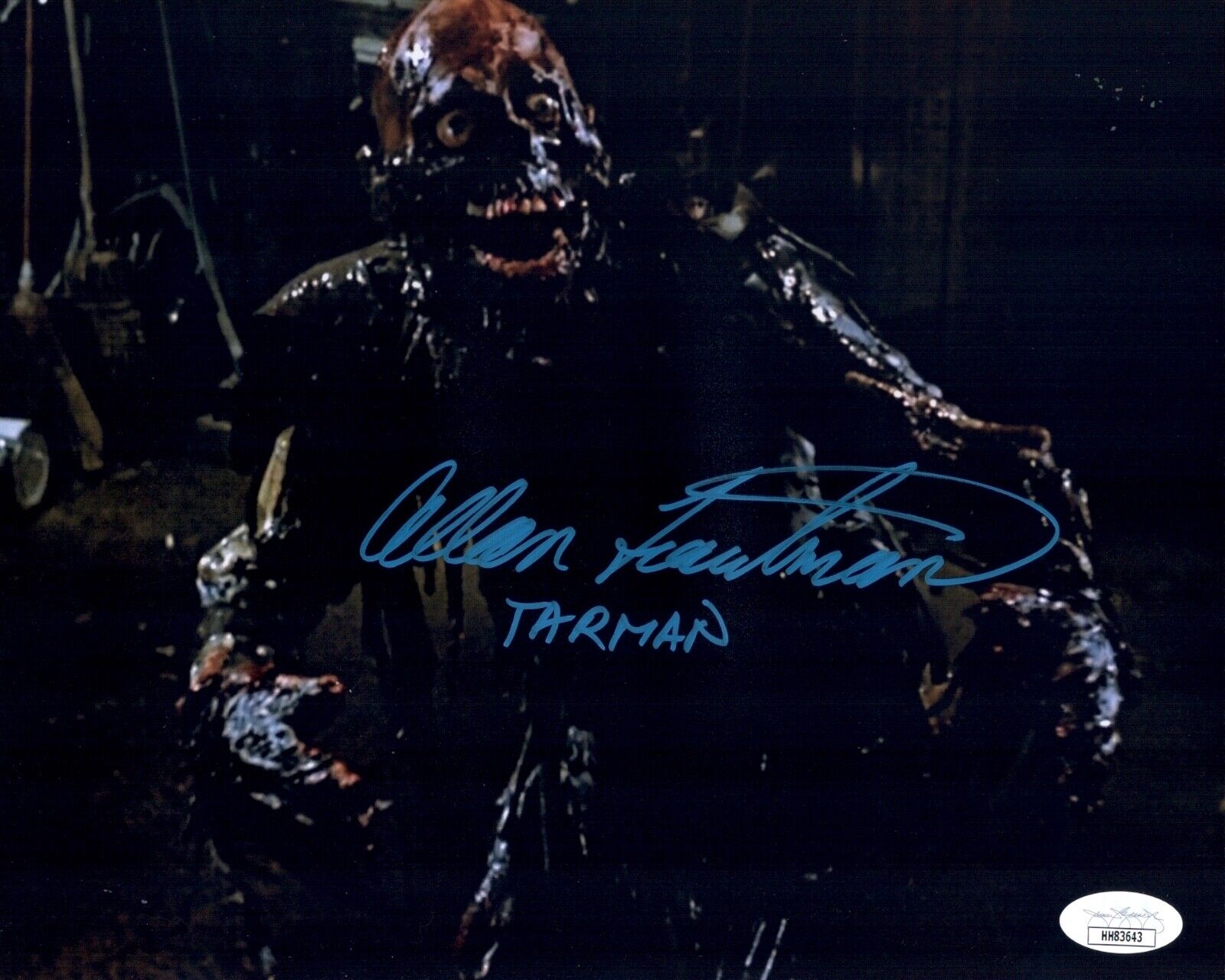 ALLAN TRAUTMAN Return Of The Living Dead Signed 8x10 Photo Poster painting TARMAN JSA COA Cert