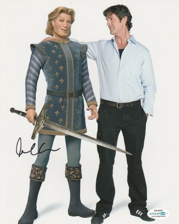 RUPERT EVERETT SIGNED SHREK - PRINCE CHARMING 8x10 Photo Poster painting #1 ACOA COA