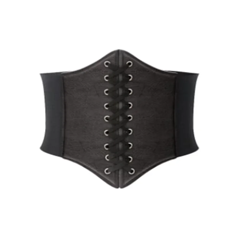 Women's Elastic Gold Corset Wide Belt Waist Strap Coat Decorative Girdle