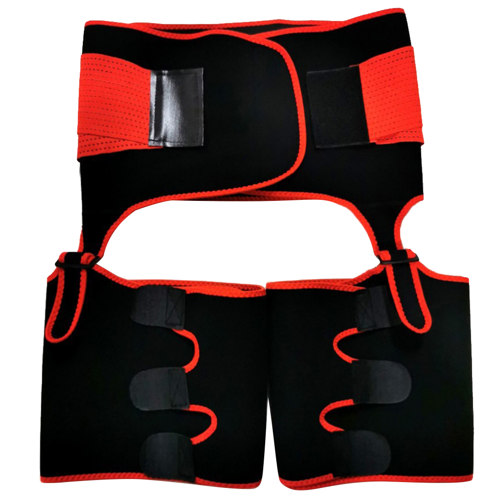 

3 in 1 Fitness Hip Lift Shapewear Thigh Waist Slimming Band (Red S/M, 501 Original