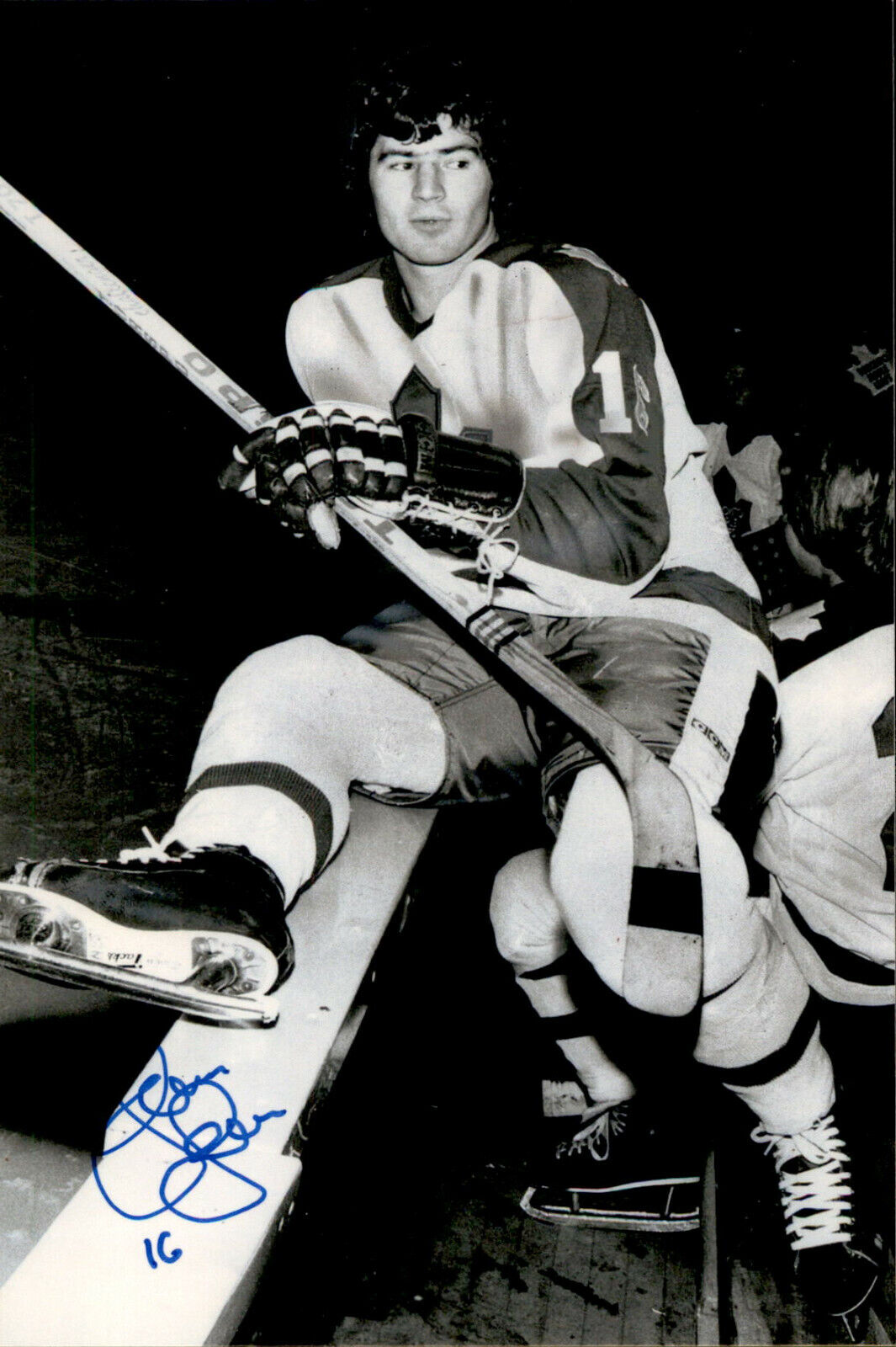 Jimmy Jones SIGNED autographed 4x6 Photo Poster painting TORONTO MAPLE LEAFS #3