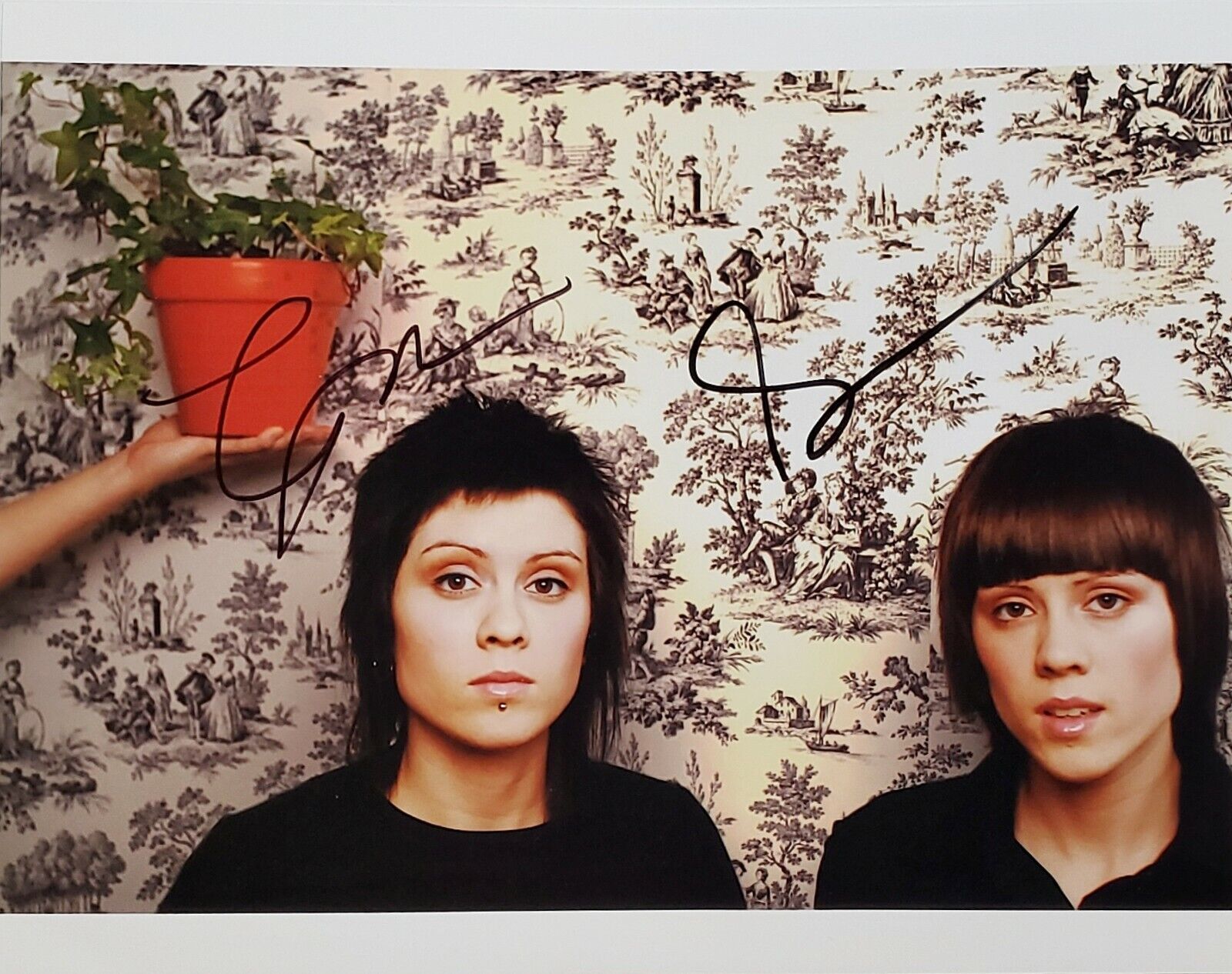 Tegan and Sara Hand Signed Autograph 8x10 Photo Poster painting In Person Proof Closer