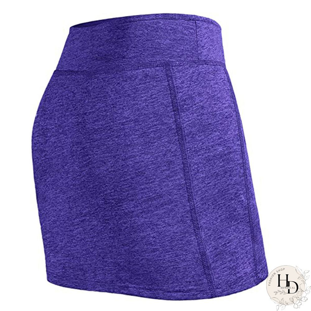Womens Summer Athletic Tennis Skirt Golf Inner Shorts Elastic Sports Running Skort
