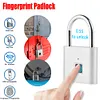 O10 Waterproof Smart Fingerprint Door Lock 0.5sec Unlock Anti-theft Padlock