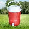1 Gallon Drinks Jug with Handle 2 Water Outlet Large Capacity for Camping Hiking