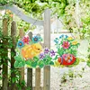 Diamond Painting Acrylic Chick Hanging Pendant With Light Strip for Craft Gifts