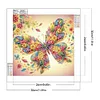 Peinture de diamant en forme de papillon-30*30cm