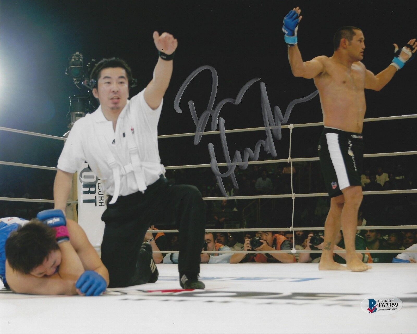 Dan Henderson Signed 8x10 Photo Poster painting BAS Beckett COA UFC Pride FC Picture Autograph 4