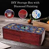 Mandala DIY Diamant Kunst Holz Aufbewahrungsbox Diamond Painting Aufbewahrungsbox
