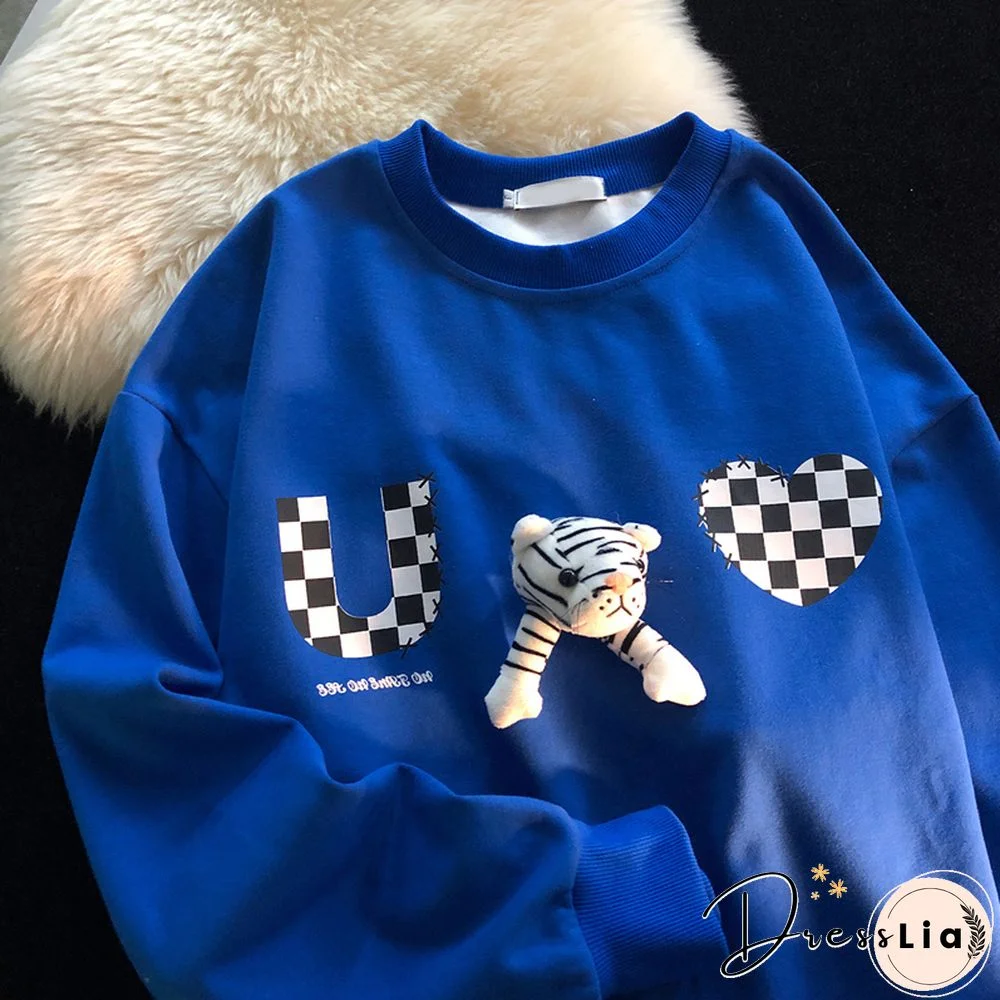 Neutral Red Zodiac Year Tiger Sweater