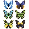 6Pcs Butterfly DIY Diamond Painting Decorative Stickers Set with Light