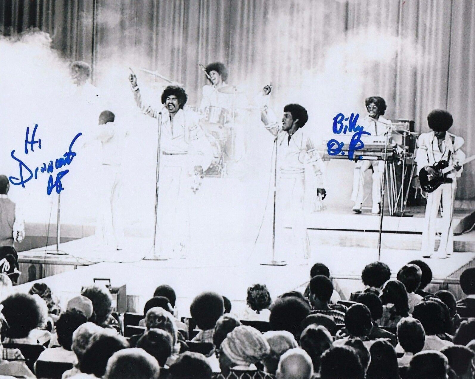 GFA Diamond and Billy Beck * OHIO PLAYERS * Signed Autograph 8x10 Photo Poster painting AD8 COA