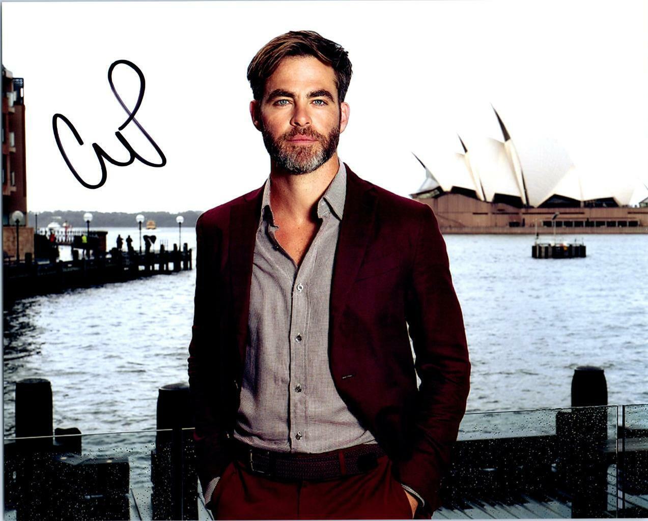 Chris Pine autographed 8x10 Picture signed Photo Poster painting and COA