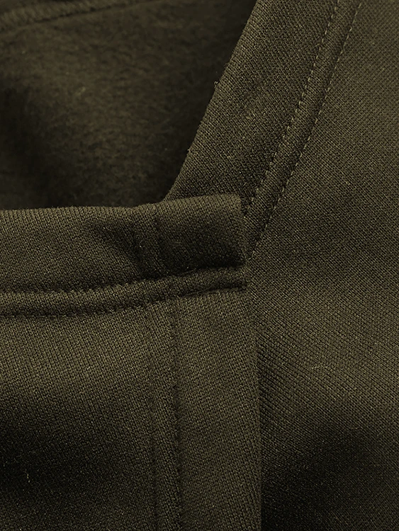 men cool casual solid color irregular long sleeve button front midi cardigan