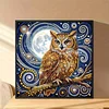 Diamond Painting-DIY Crystal Rhinestone Owl
