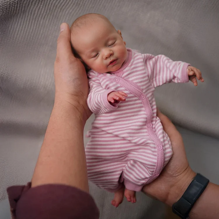 [New Series]12'' Truly Look Real Sleeping Reborn Baby Doll Girl Tunger, Best Gift for Children