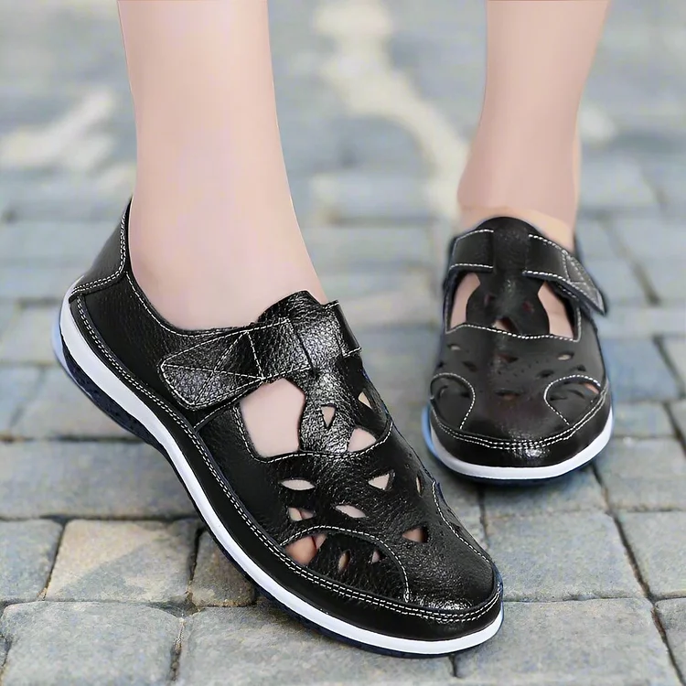 Comfortable Closed Toe Sandals for Plantar Fasciitis Relief Radinnoo.com