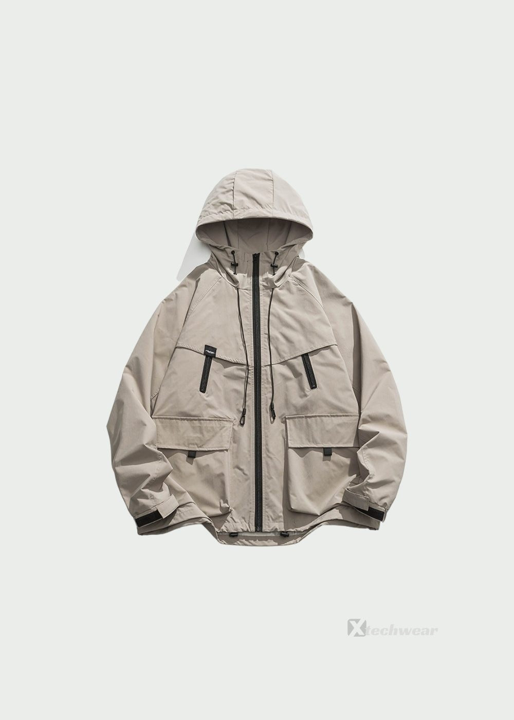 Wedge Hooded Windbreaker Techwear - X techwear-x