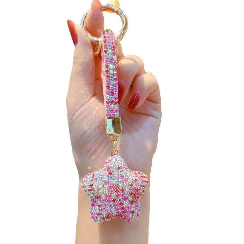 Cute Star Czech Diamond Women’s Keychain