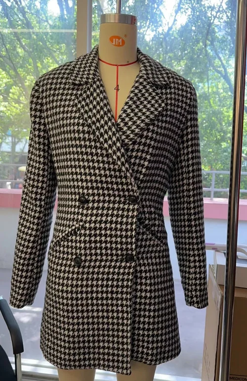 Nigikala Nigikala Fashion Thousand Bird Lattice Jacket