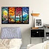 （AB/Square Drills)Four Seasons-Full Diamond Painting 65*40CM