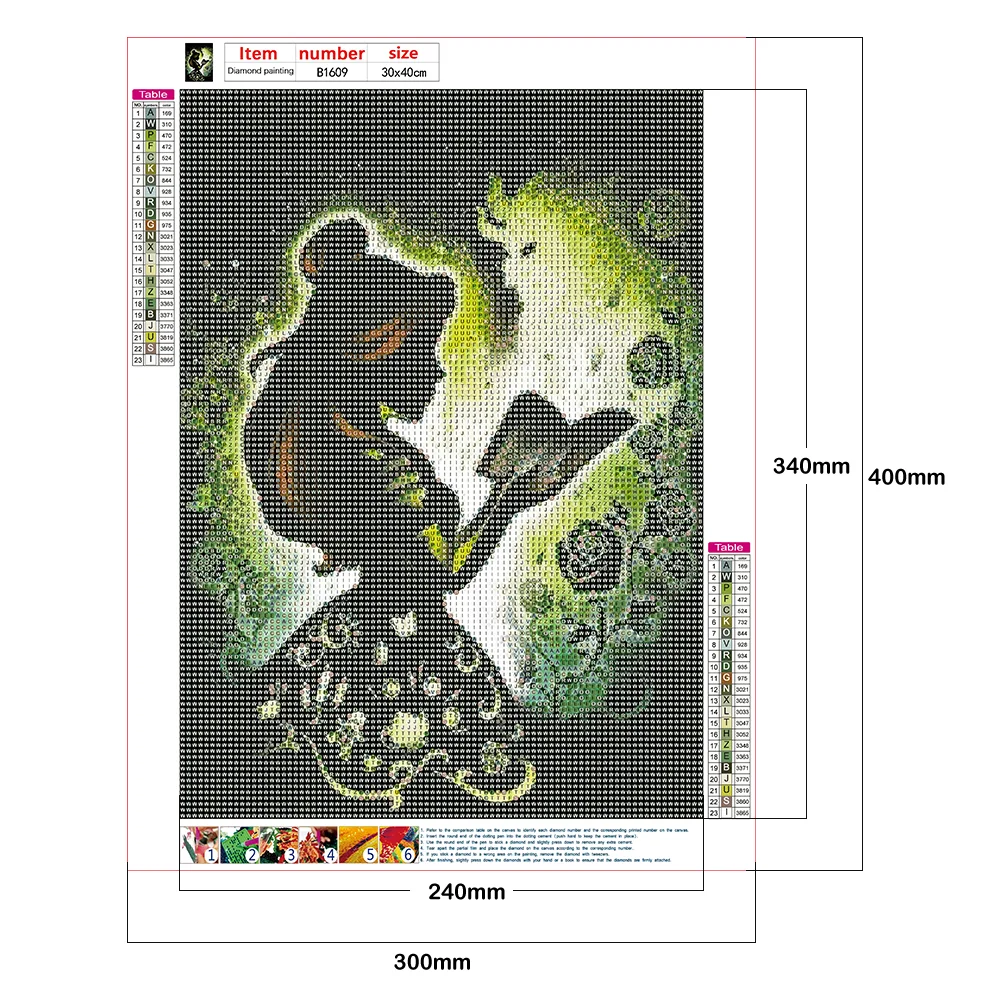 Diamond Painting - Full Round Drill - Princess(30*40cm)