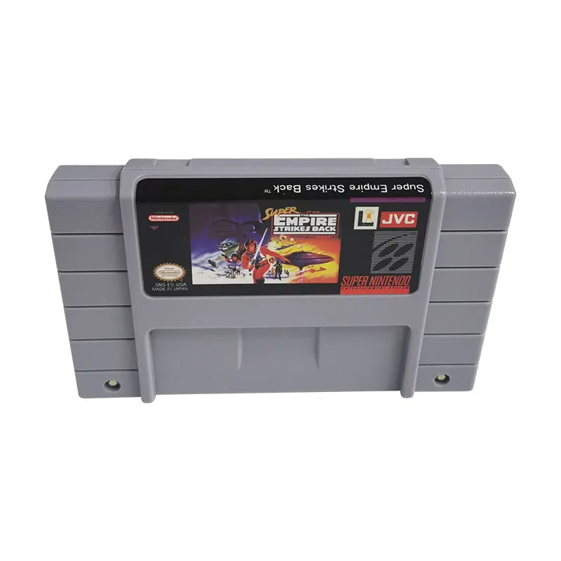 Super Star Wars: Empire Strikes Back SNES For Super Nintendo Entertainment System - 16 Bit US Version Game Cartridge
